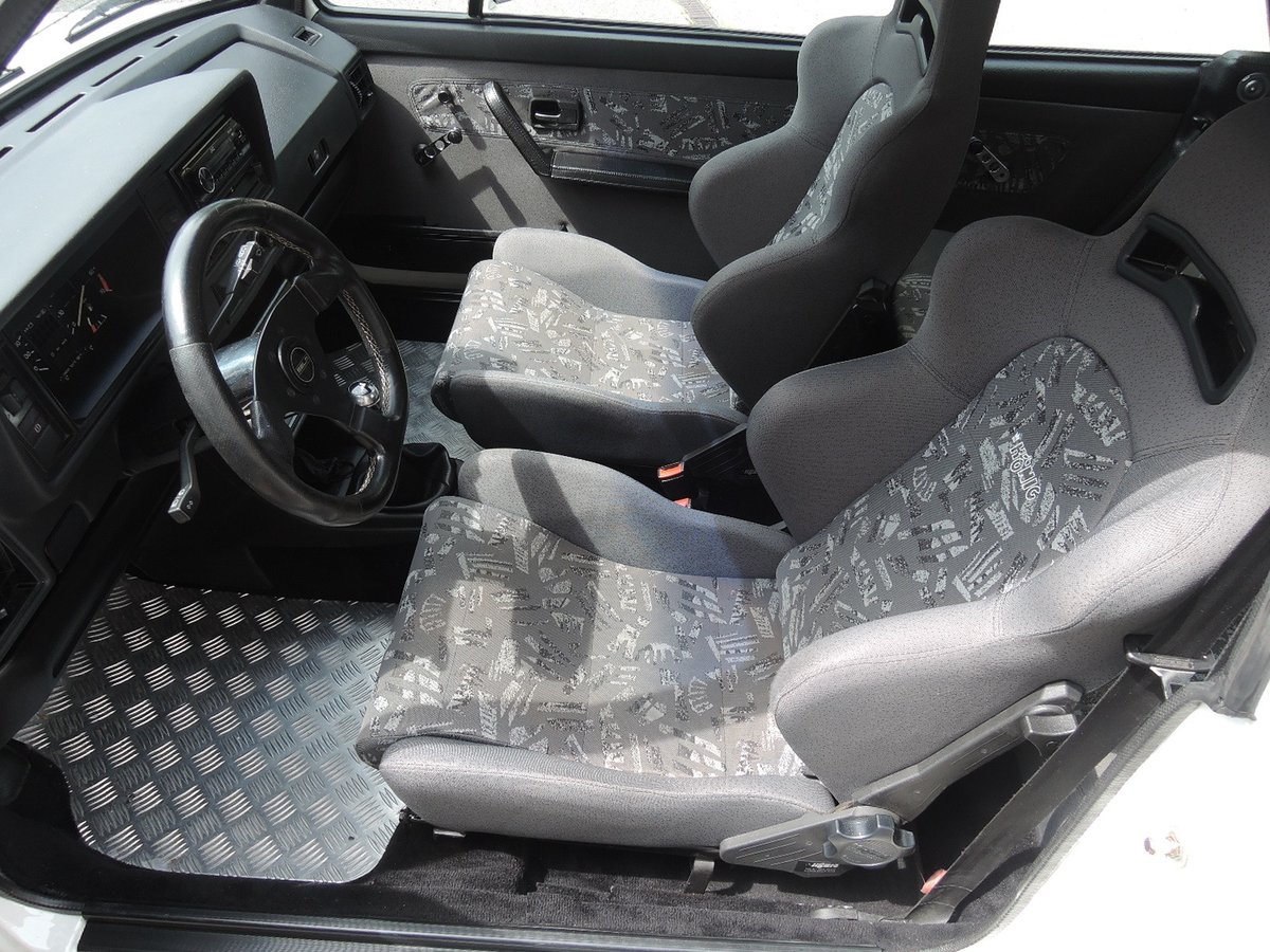 VW Golf Cabriolet 1800 GL Quartett/Special/White, Essence, Occasion / Utilisé, Manuelle - 7