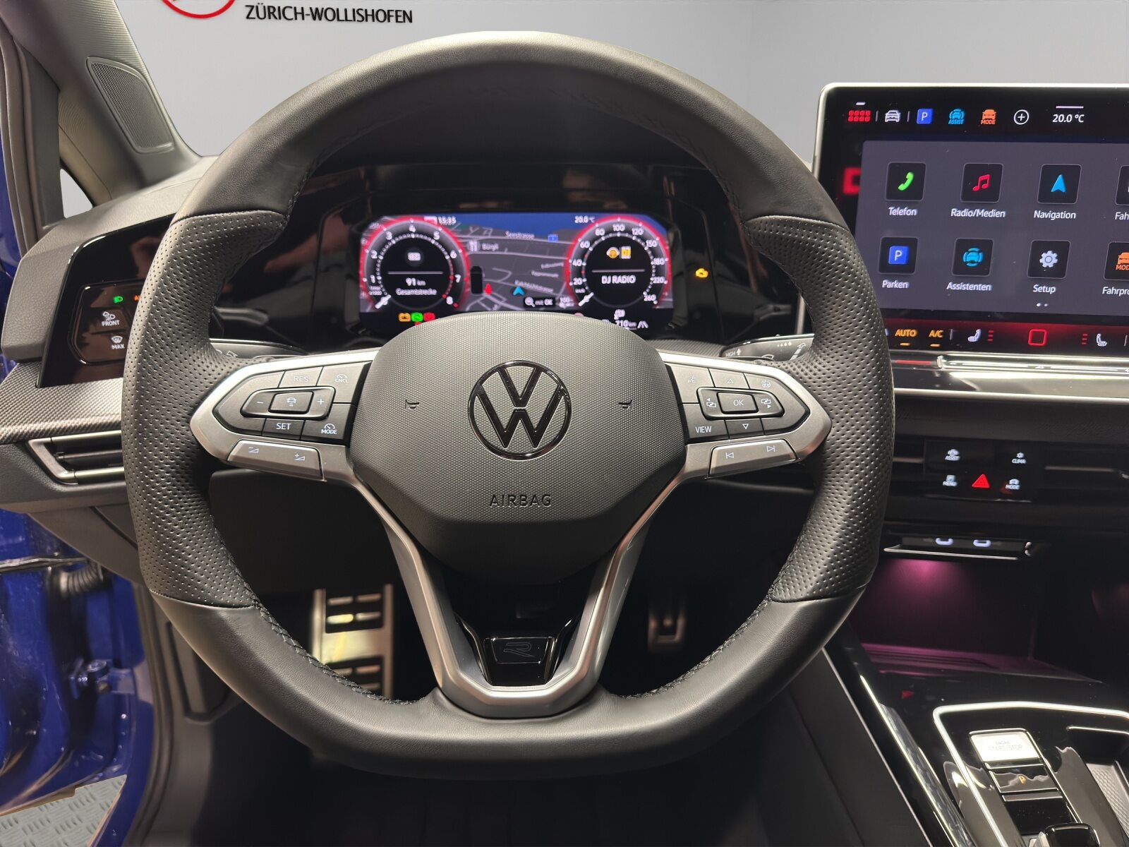 VW Golf VIII 1.5 eTSI R-Line DSG, Hybride Leggero Benzina/Elettrica, Auto nuove, Automatico - 7