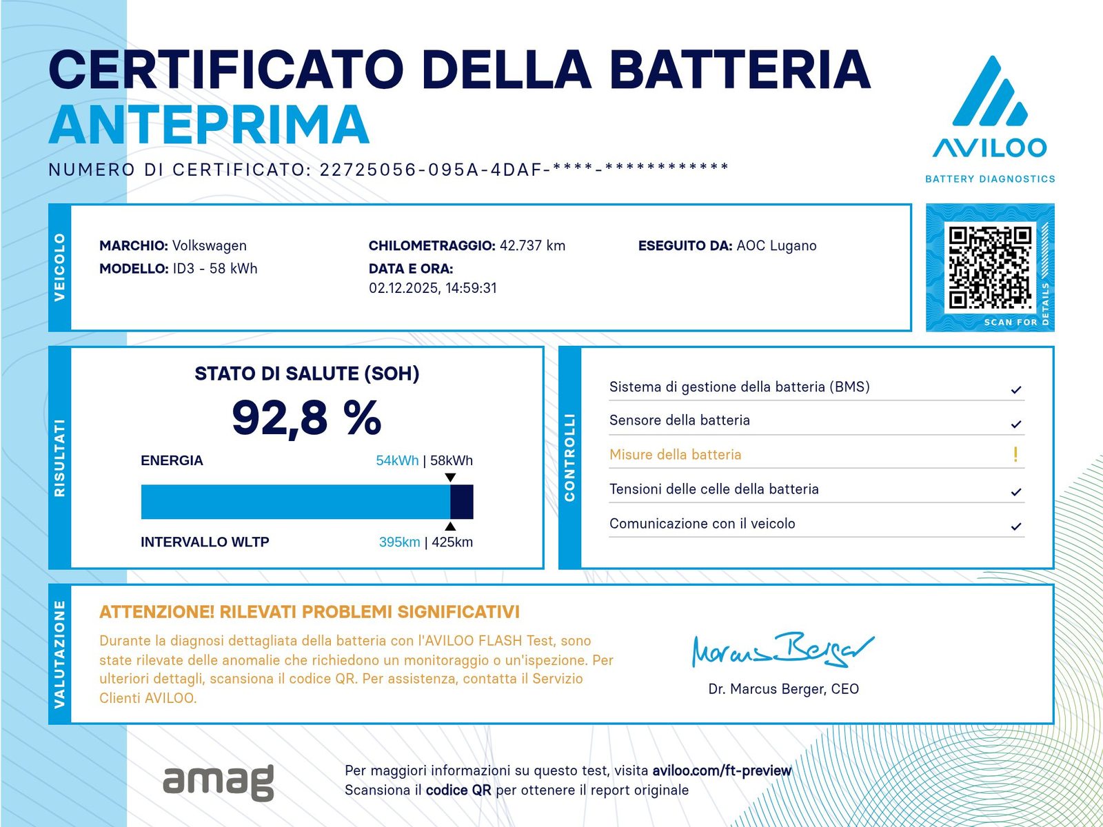 VW ID.3 1ST Max Pro Performance, Elektro, Occasion / Gebraucht, Automat - 2