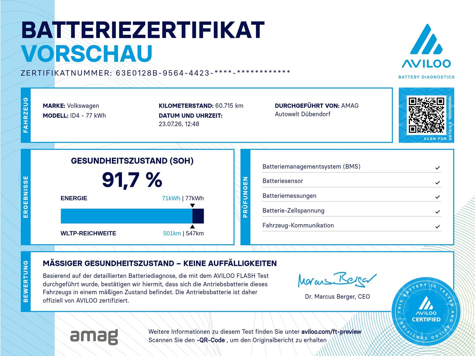 VW ID.4 GTX, Elektro, Occasion / Gebraucht, Automatik - 2
