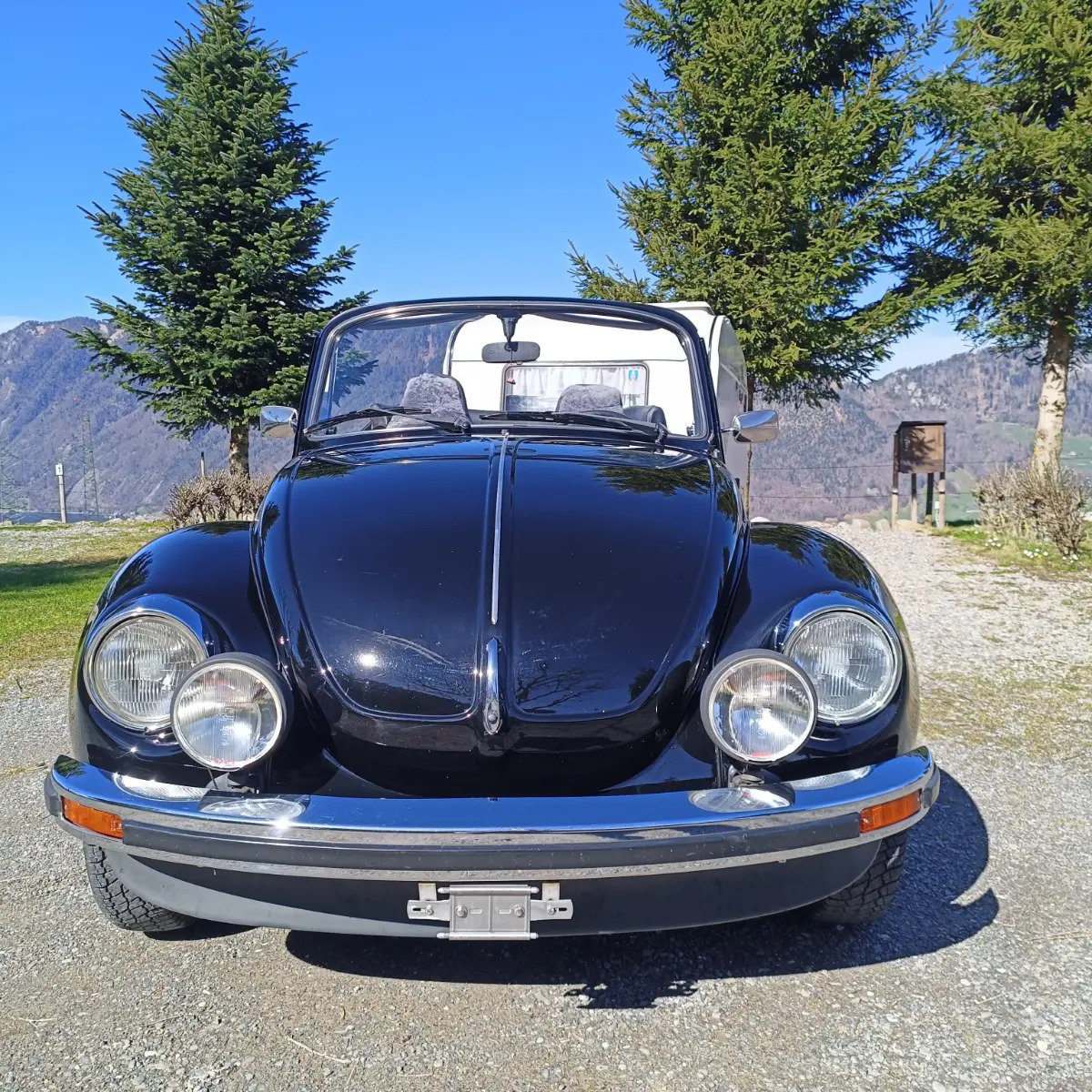 VW Käfer 1303 Cabrio mit Queck Wohnanhänger, Benzin, Occasion / Gebraucht, Handschaltung - 7
