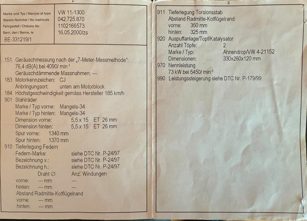 VW Käfer 2000 ccm, Benzina, Auto d'epoca, Manuale - 7