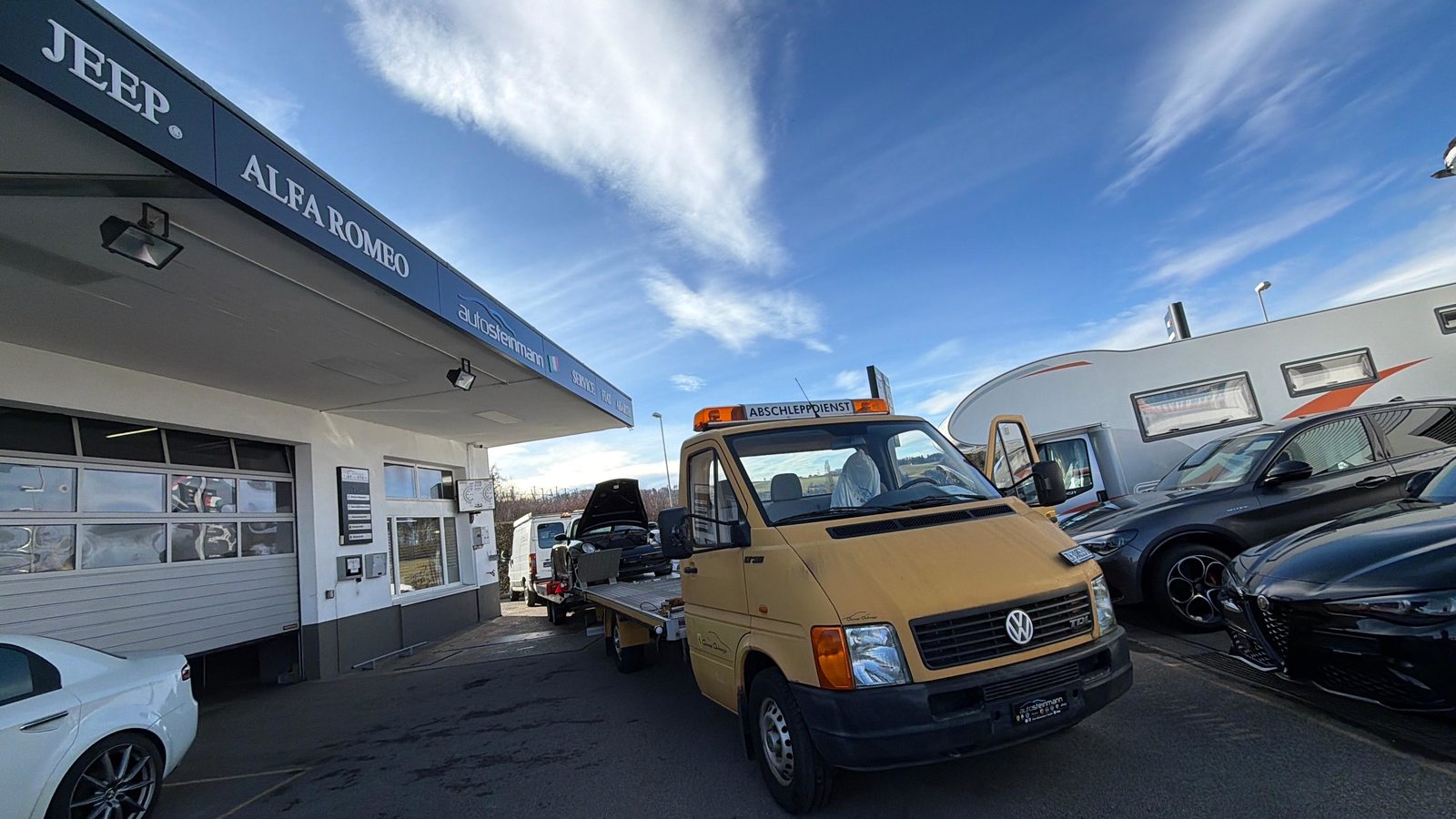 VW LT 35 Teiflader mit Ausfahrbare Brücke 2.5 TDI für PKW Abs, Diesel, Occasion / Utilisé, Manuelle - 4