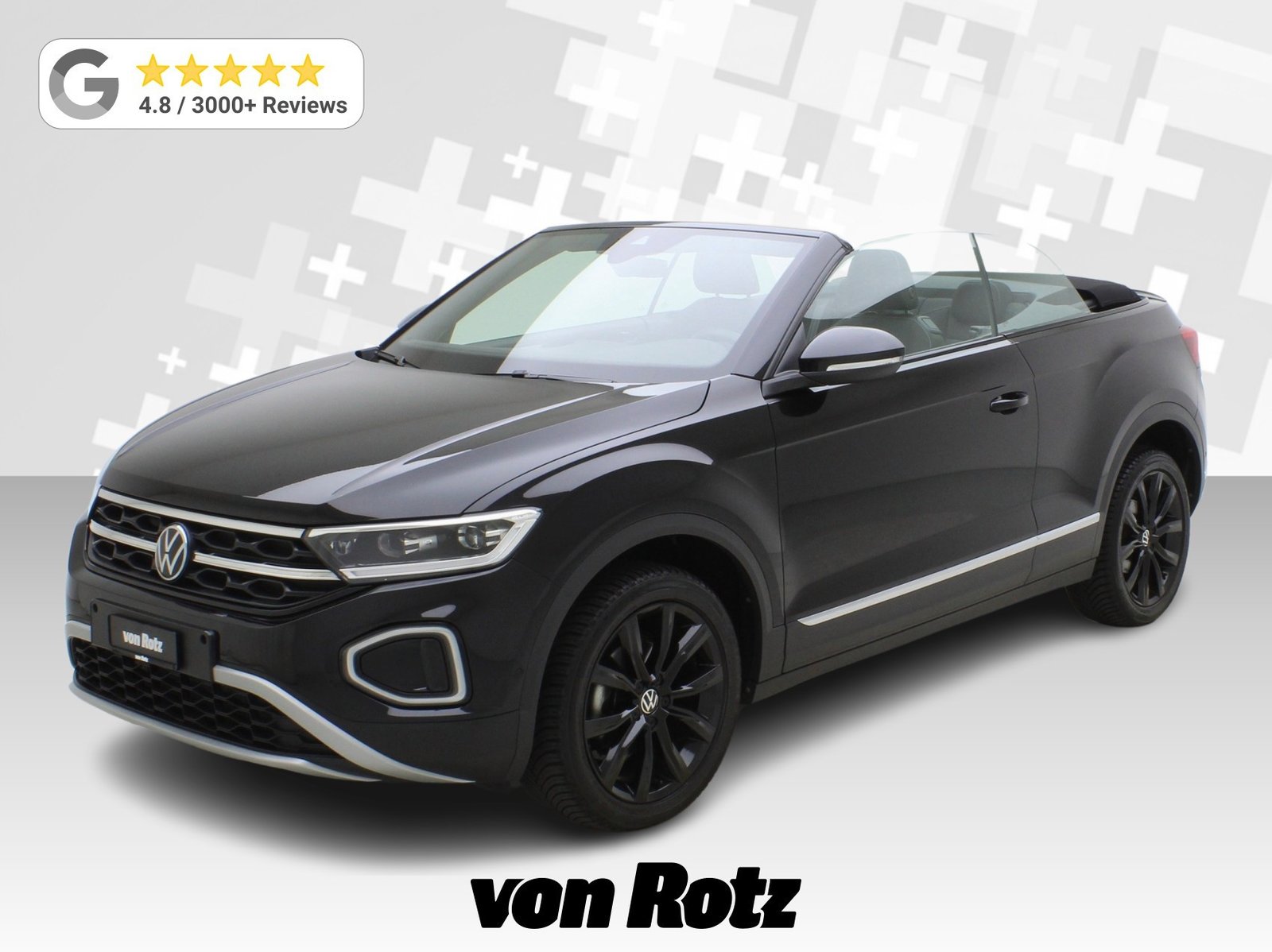 VW T-Roc Cabriolet 1.5 TSI DSG Black Style, Petrol, Second hand / Used, Automatic