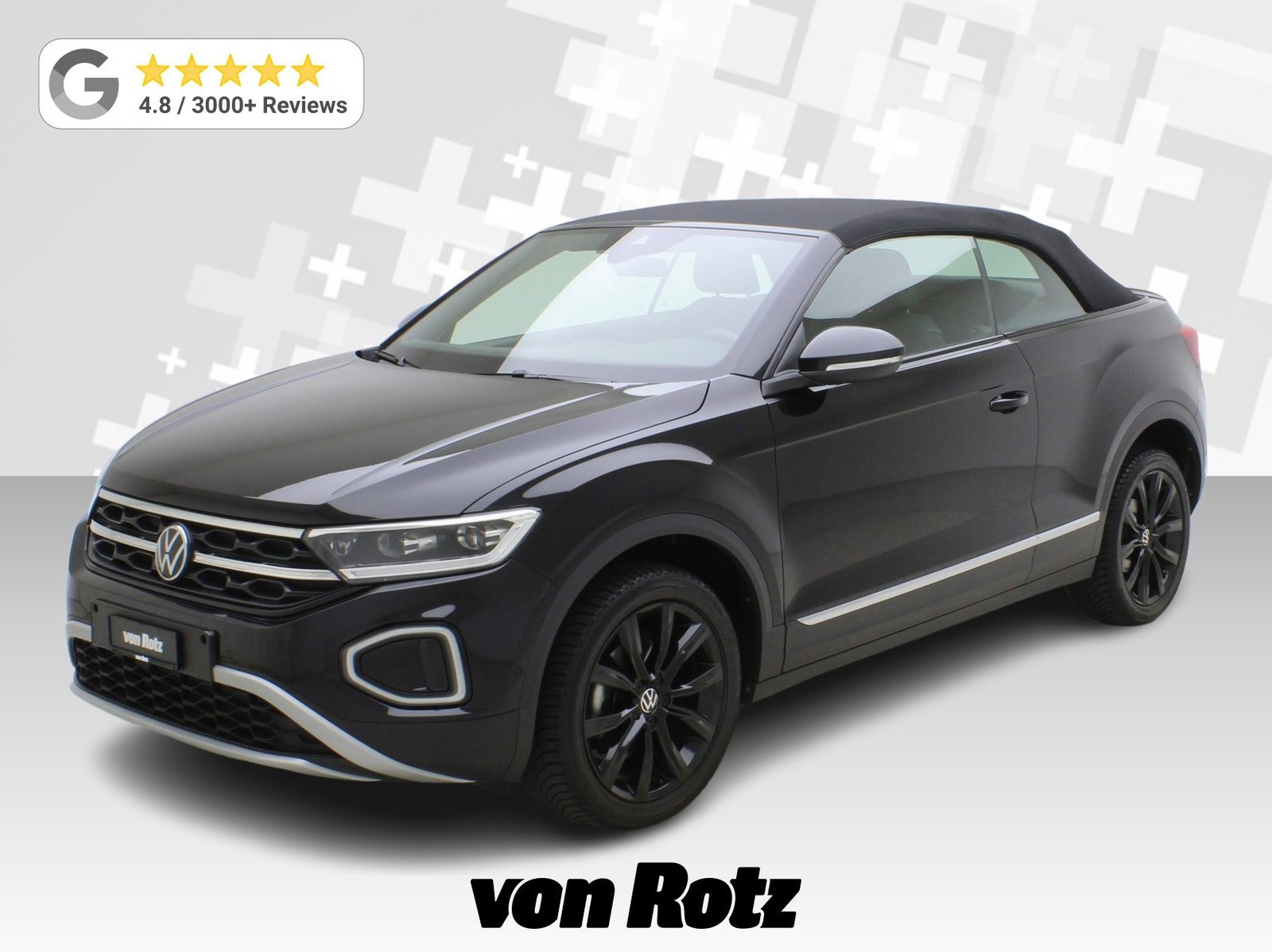 VW T-Roc Cabriolet 1.5 TSI DSG Black Style, Petrol, Second hand / Used, Automatic - 3