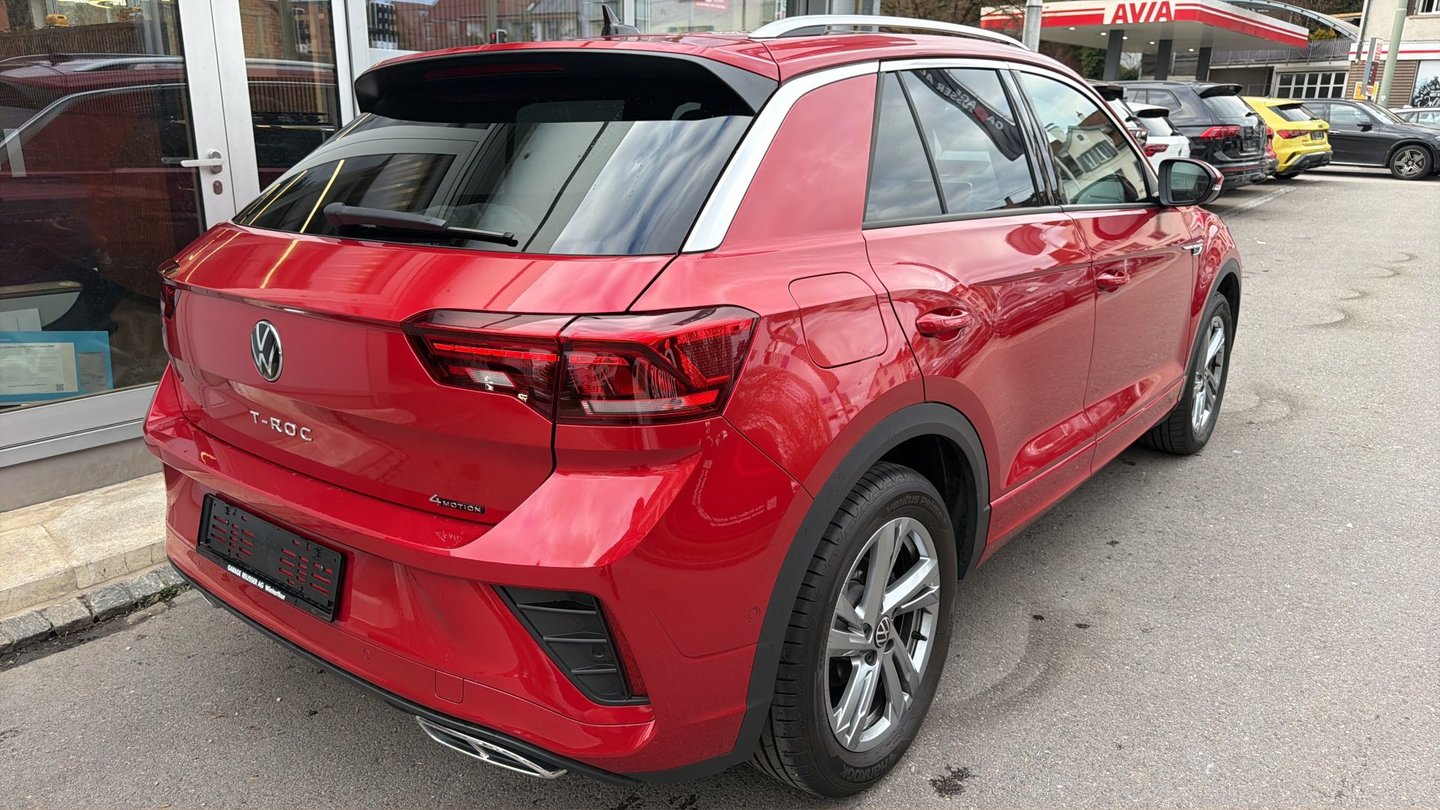 VW T-Roc R-LINE 4MOTION *** PANORAMAGLASDACH ANHÄNGEKUPPLU, Petrol, Second hand / Used, Automatic - 4