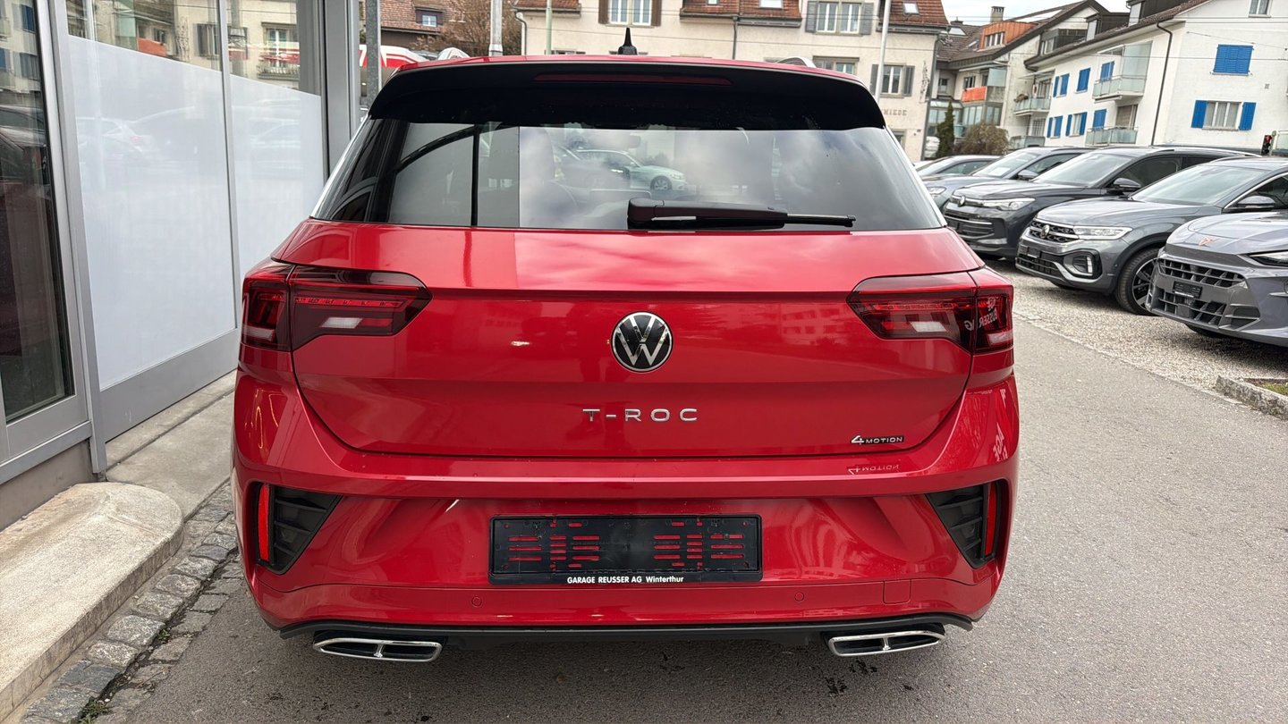VW T-Roc R-LINE 4MOTION *** PANORAMAGLASDACH ANHÄNGEKUPPLU, Petrol, Second hand / Used, Automatic - 5