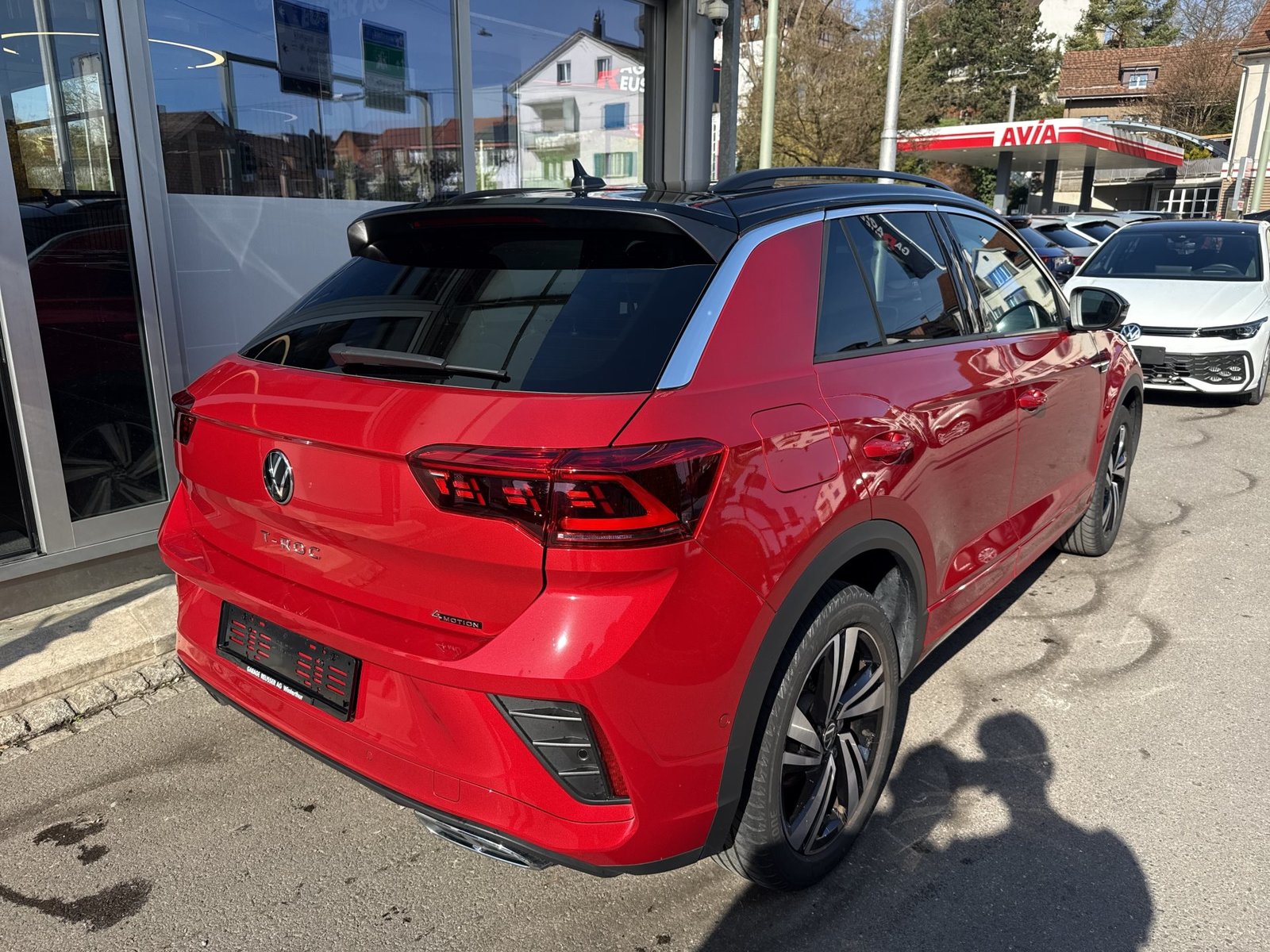VW T-Roc R-Line 4Motion *** TRAUM IN KINGS RED ***, Benzina, Occasioni / Usate, Automatico - 4