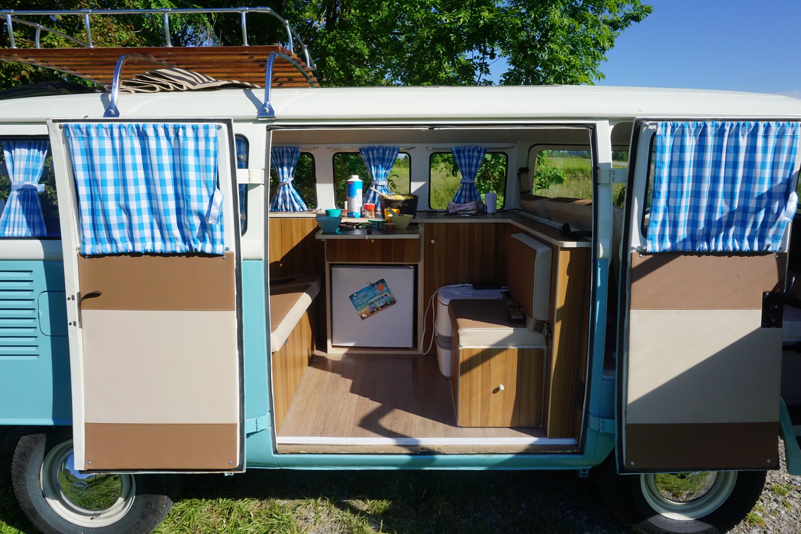 VW T2 Kombi Camper, Benzina, Auto d'epoca, Manuale - 6