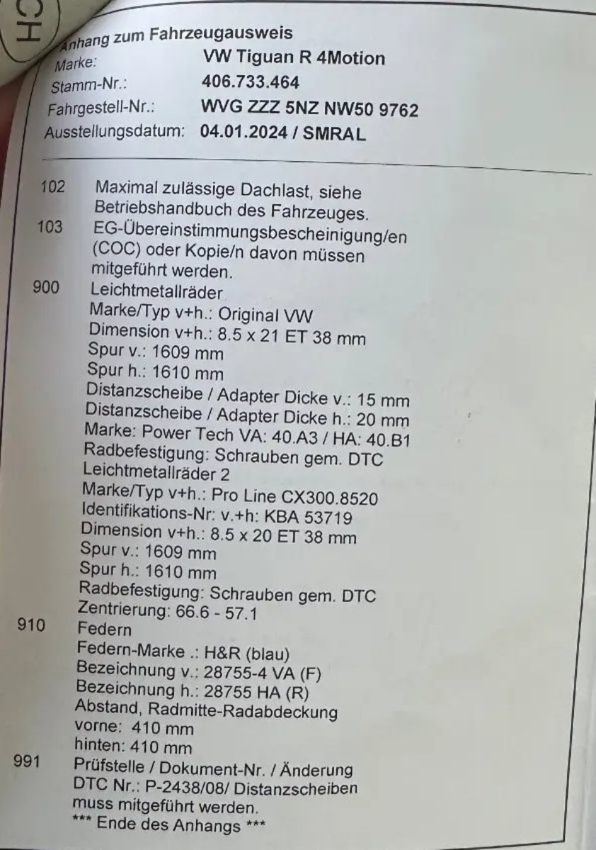 VW Tiguan 2.0 TSI R DSG, Benzina, Occasioni / Usate, Automatico - 5