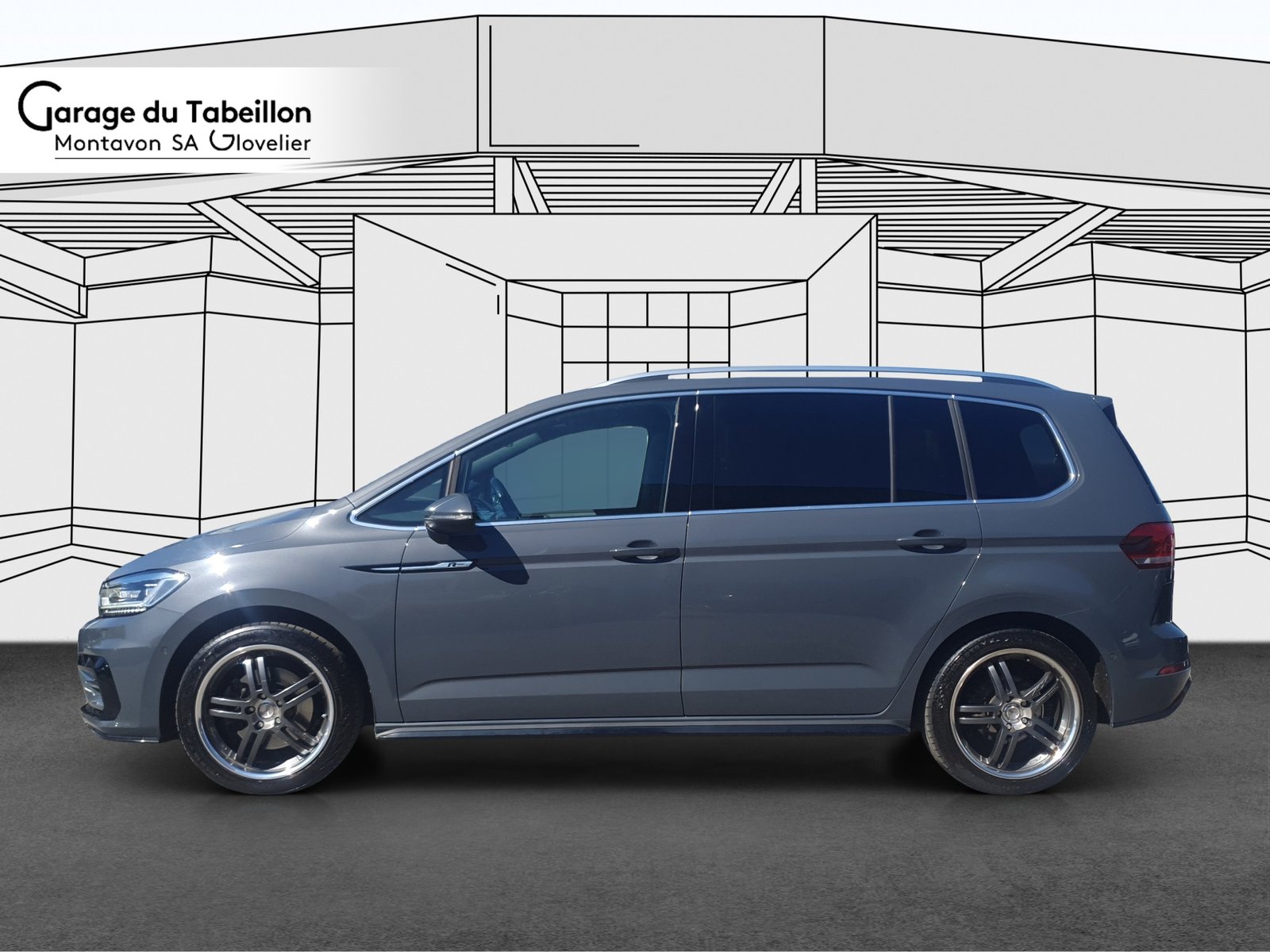 VW Touran 2.0 TDI SCR R-Line Highline DSG, Diesel, Occasion / Gebraucht, Automatik - 2