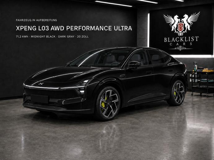 Xpeng L03 71.2kWh Performance Ultra AWD Black Edition, Électrique, Voiture nouvelle, Automatique